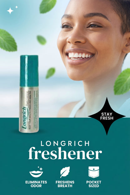 Rafraîchisseur de bouche Longrich / Élimine les odeurs buccales / Rafraîchit l'haleine 15 g / 0,53 oz