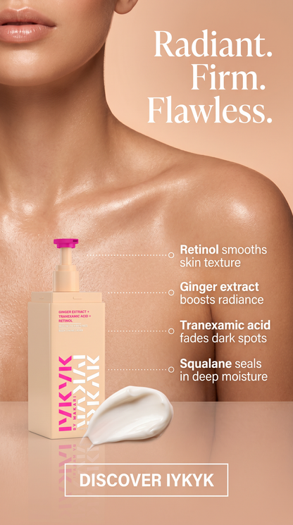GINGER EXTRACT + TRANEXAMIC ACID + RETINOL BODY TONING CREAM - IYKYK