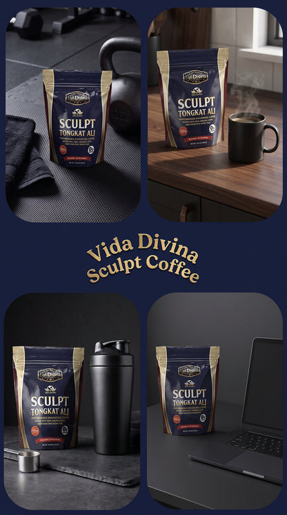 Vida Divina Café 1 sachet Sculpt Tongakt Ali CAFFE