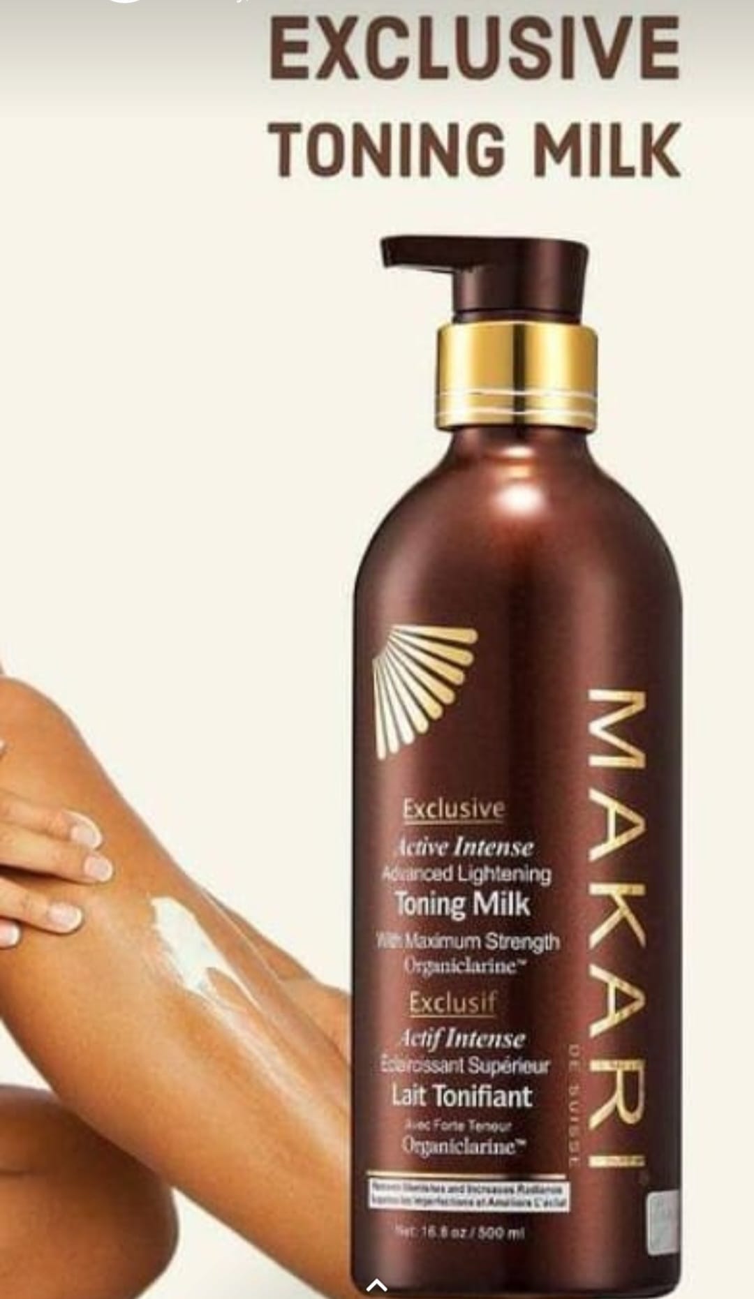 Makari Exclusive Tone Boosting Body Milk