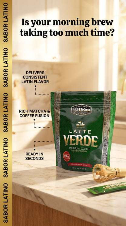 Coffee  Green Macha  Latte     -  sabor latino