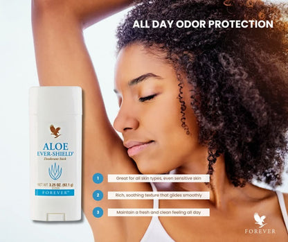 Aloe Ever-Shield Deodorant Stick with Aloe Vera ? Long-Lasting Freshness