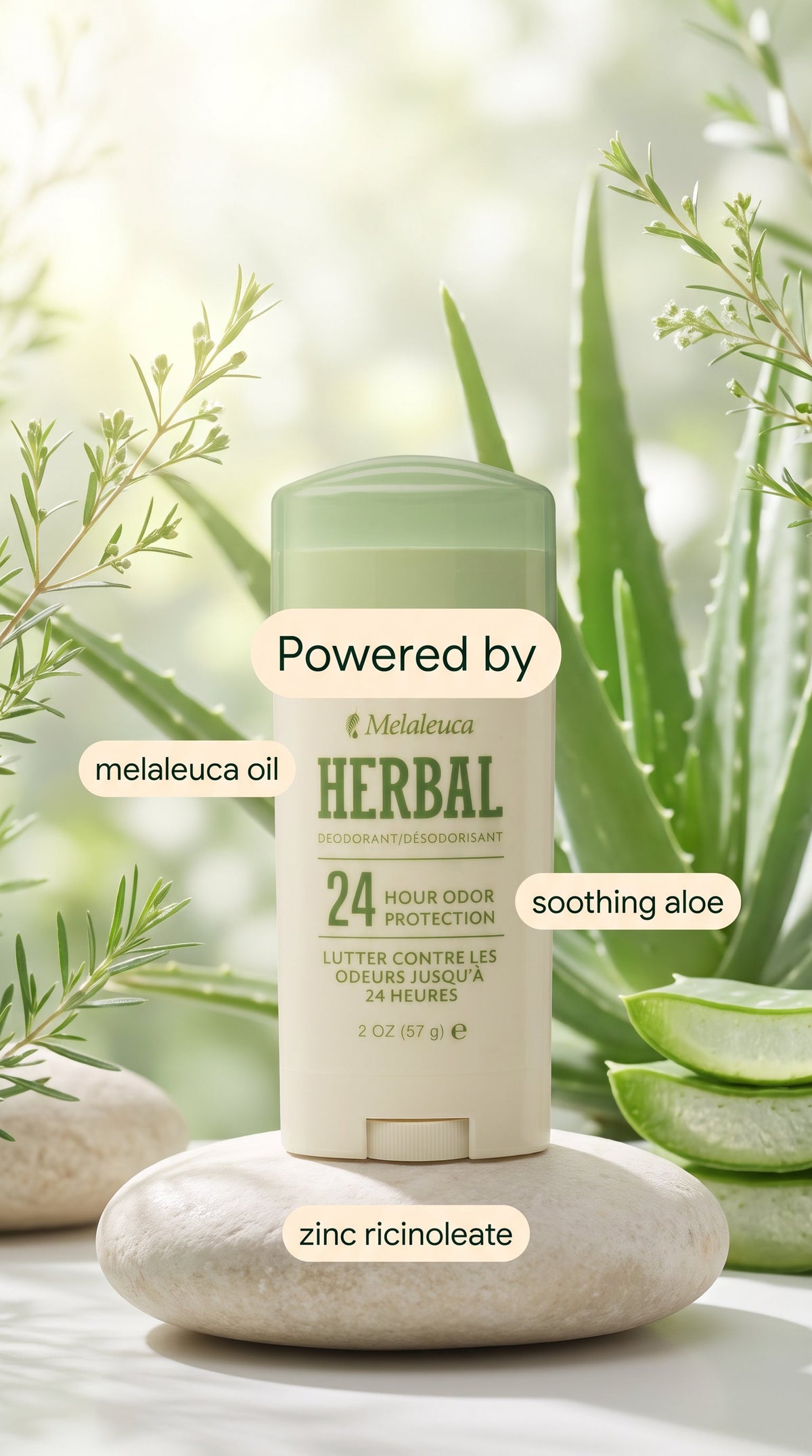 Melaleuca® Herbal Deodorant Size: 2oz