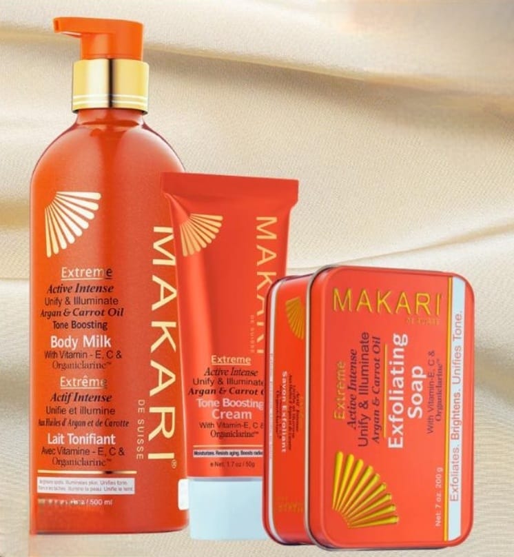 Coffret cadeau Makari Extreme Carrot &amp; Argan Oil Skin Toning – Traitement éclaircissant