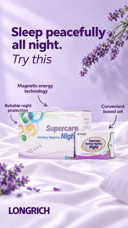 Longrich Sanitary Pad Magnetic Energy Sanitary Napkin Night Use Box