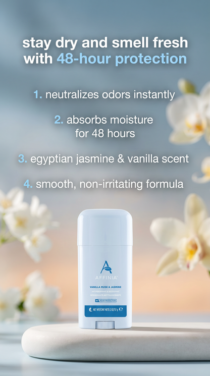 Affinia Vanilla Musk & Jasmine Antiperspirant & Deodorant