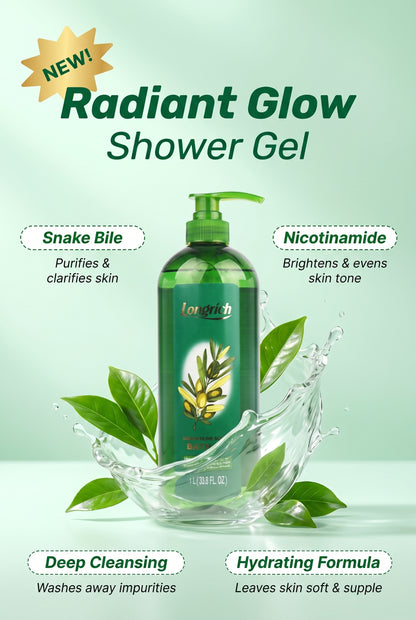 Huile de bain parfumée à l'olive dorée Longrich Huile de bain nettoyante/hydratante/apaisante