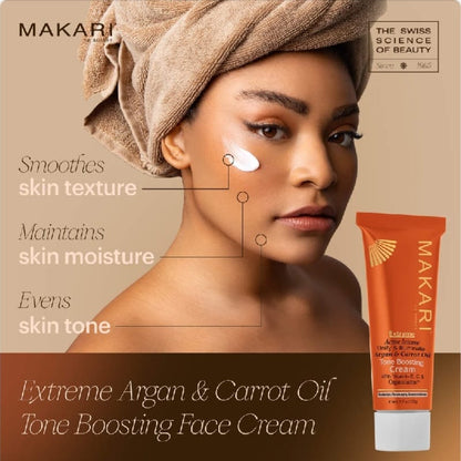 Makari Extreme Argan & Carrot Oil Tone Boosting Cream