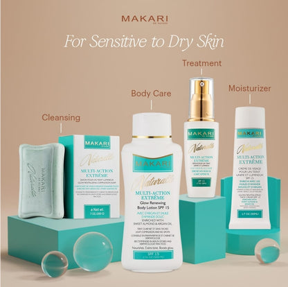 Coffret Makari Naturalle Extreme 4 pièces – Éclaircissant, tonifiant et hydratant