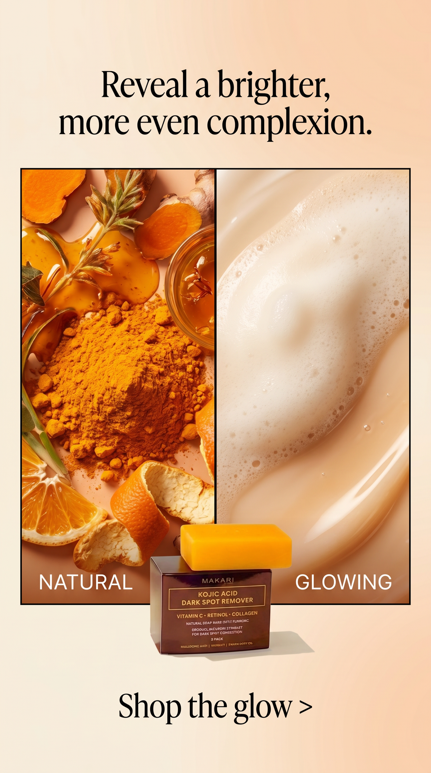 Makari Kojic Acid  Dark Spot Remover For Dark Spots Correction gives you a balanced, more even Tone & Healthy glow.