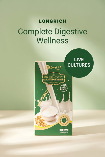 Longrich Prebiotic Soy Germ With Calcium and Multivitamins 10 Sticks 20g