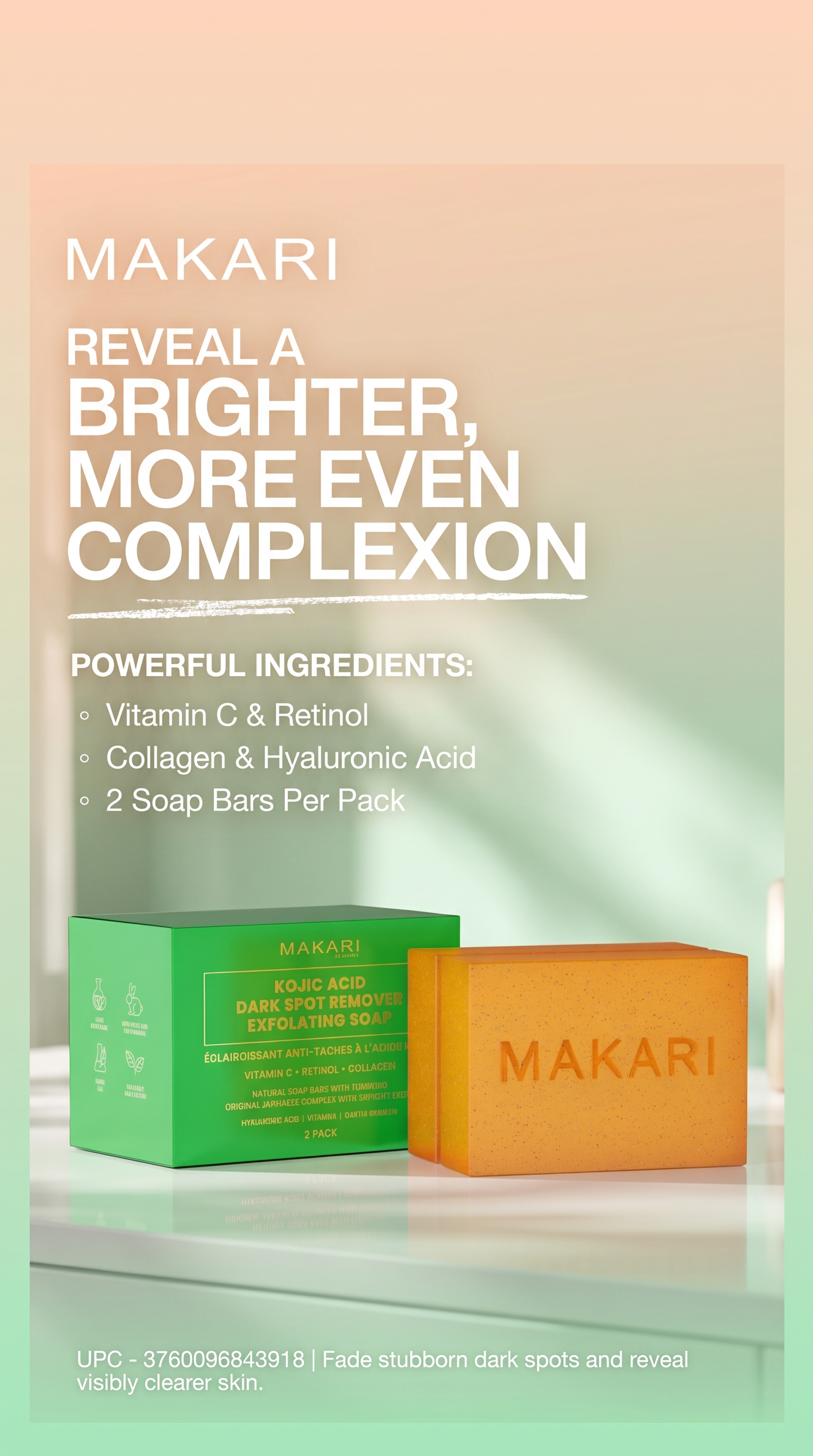 KOJIC ACID DARK SPOT REMOVER SOAP BARS