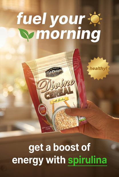 VIDA DIVINA DIVINE CEREAL avec spiruline Net Wt 30g/Sachet