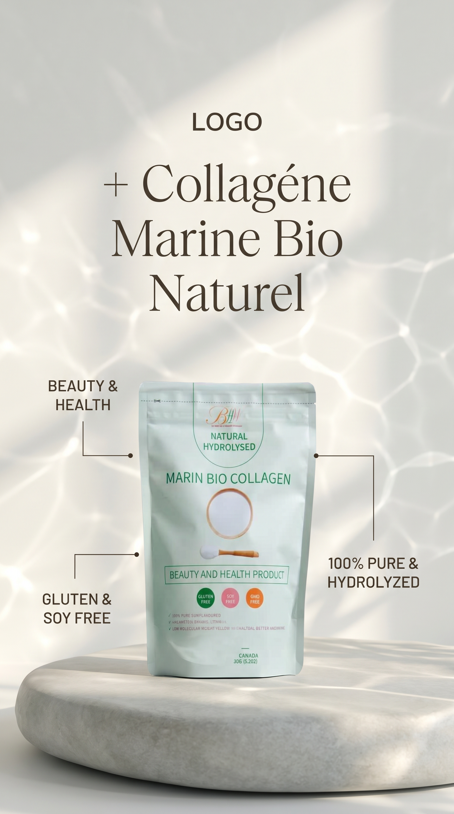 COLLAGÉNE MARIN Bio NATUREL HYDROLYSÉ