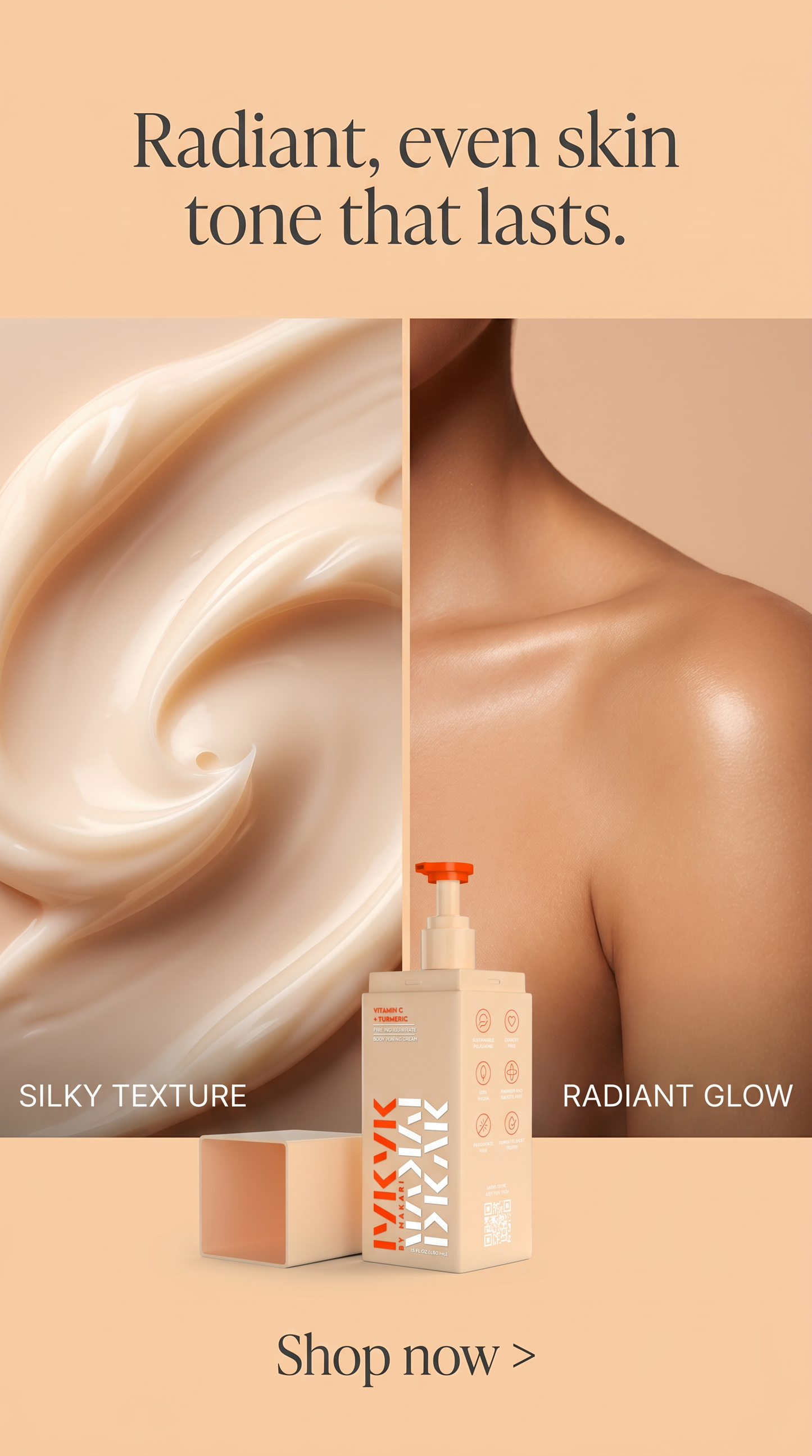 VITAMIN C + TURMERIC BODY TONING CREAM - IYKYK