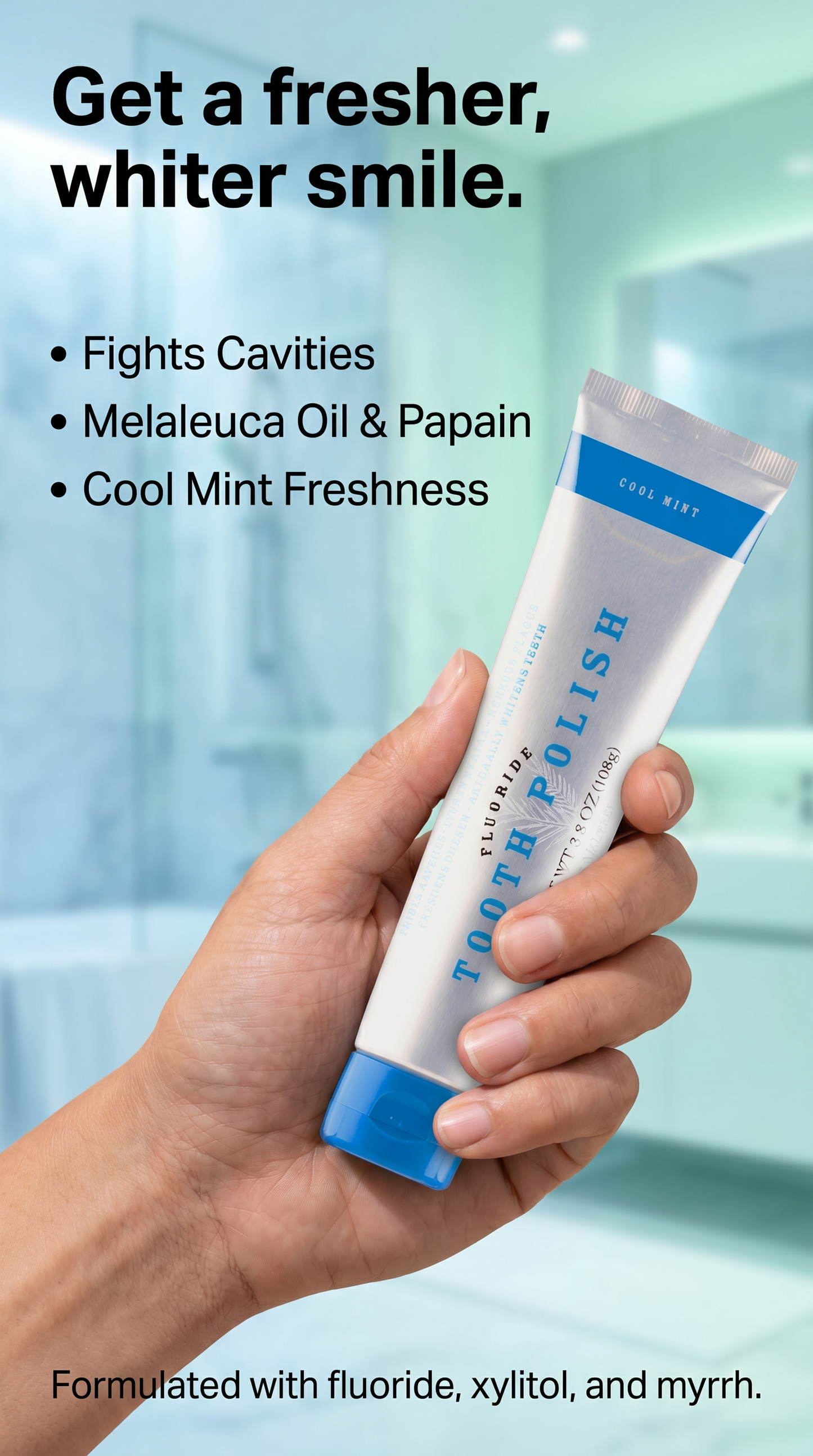 Classic Tooth Polish: Cool Mint with Fluoride