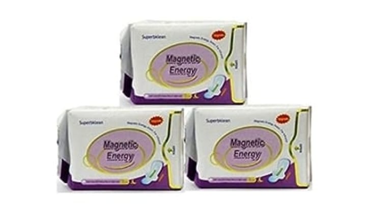 Serviette hygiénique Longrich à énergie magnétique, boîte de nuit pour utilisation nocturne