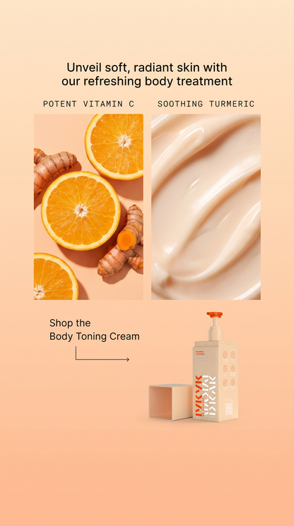 VITAMIN C + TURMERIC BODY TONING CREAM - IYKYK