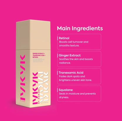 GINGER EXTRACT + TRANEXAMIC ACID + RETINOL BODY TONING CREAM - IYKYK