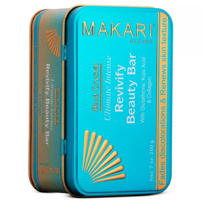 Makari Blue Crystal Revivify Beauty Bar Soap – Lightening, Brightening Cleansing