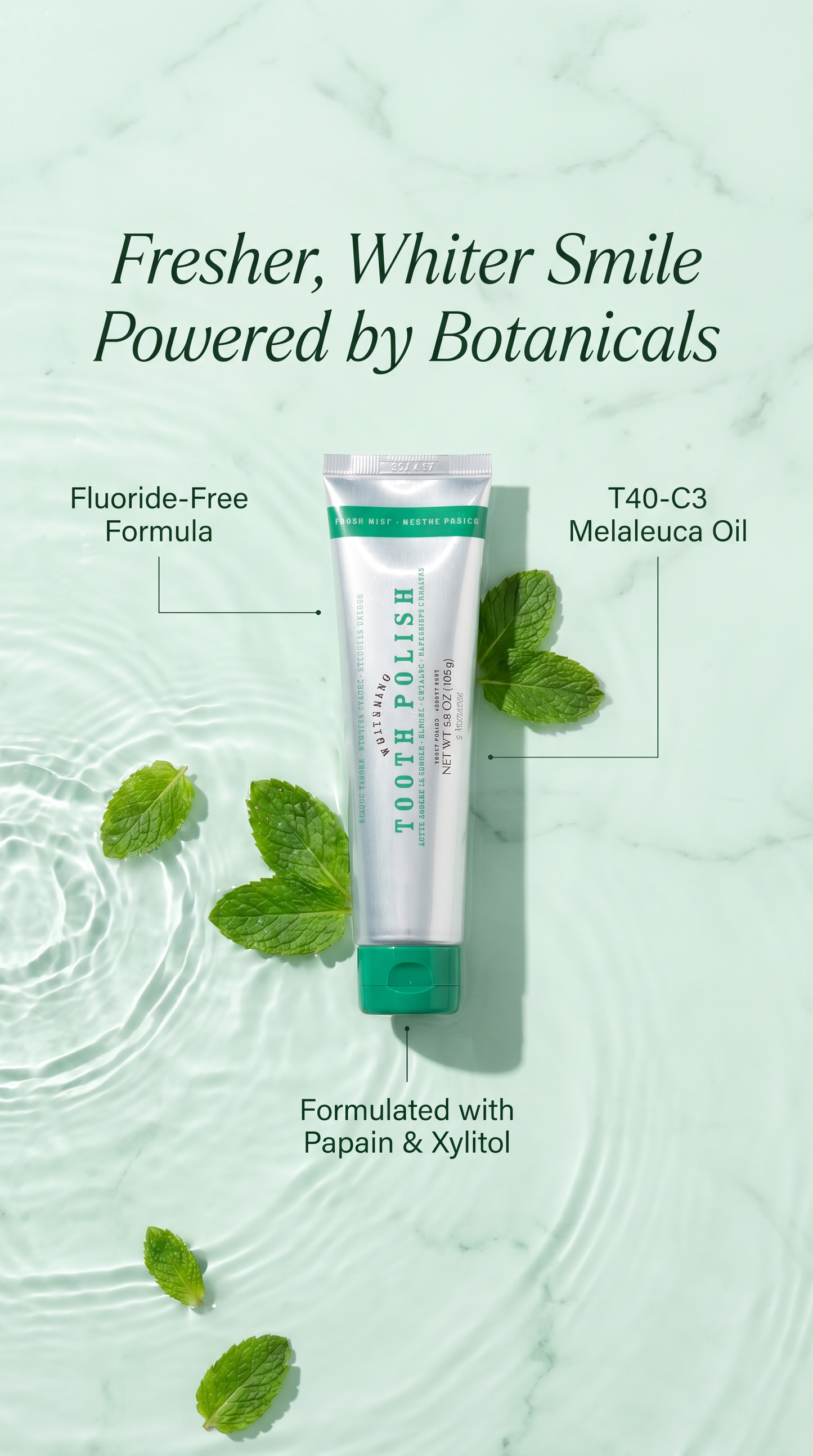 Classic Tooth Polish: Fresh Mint Fluoride-Free