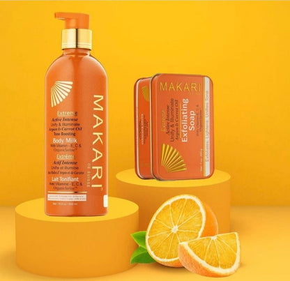 Makari Extreme Carrot & Argan Oil Skin Toning 2 PC Set – Lightening Treatment