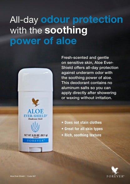 Aloe Ever-Shield Deodorant Stick with Aloe Vera ? Long-Lasting Freshness