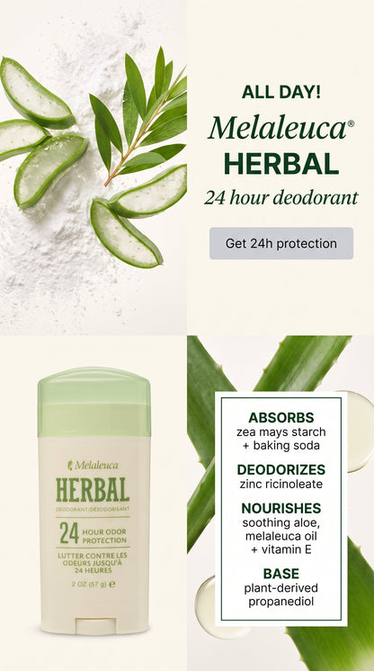 Melaleuca® Herbal Deodorant Size: 2oz