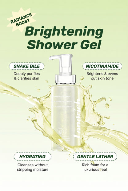 Longrich Snake Bile Nicotinamide Brightening Shower Gel generally highlight its moisturizing