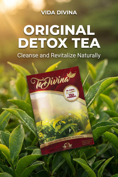 Thé détox original Te Divina pour la détoxification, le nettoyage et la perte de poids 1 sachet