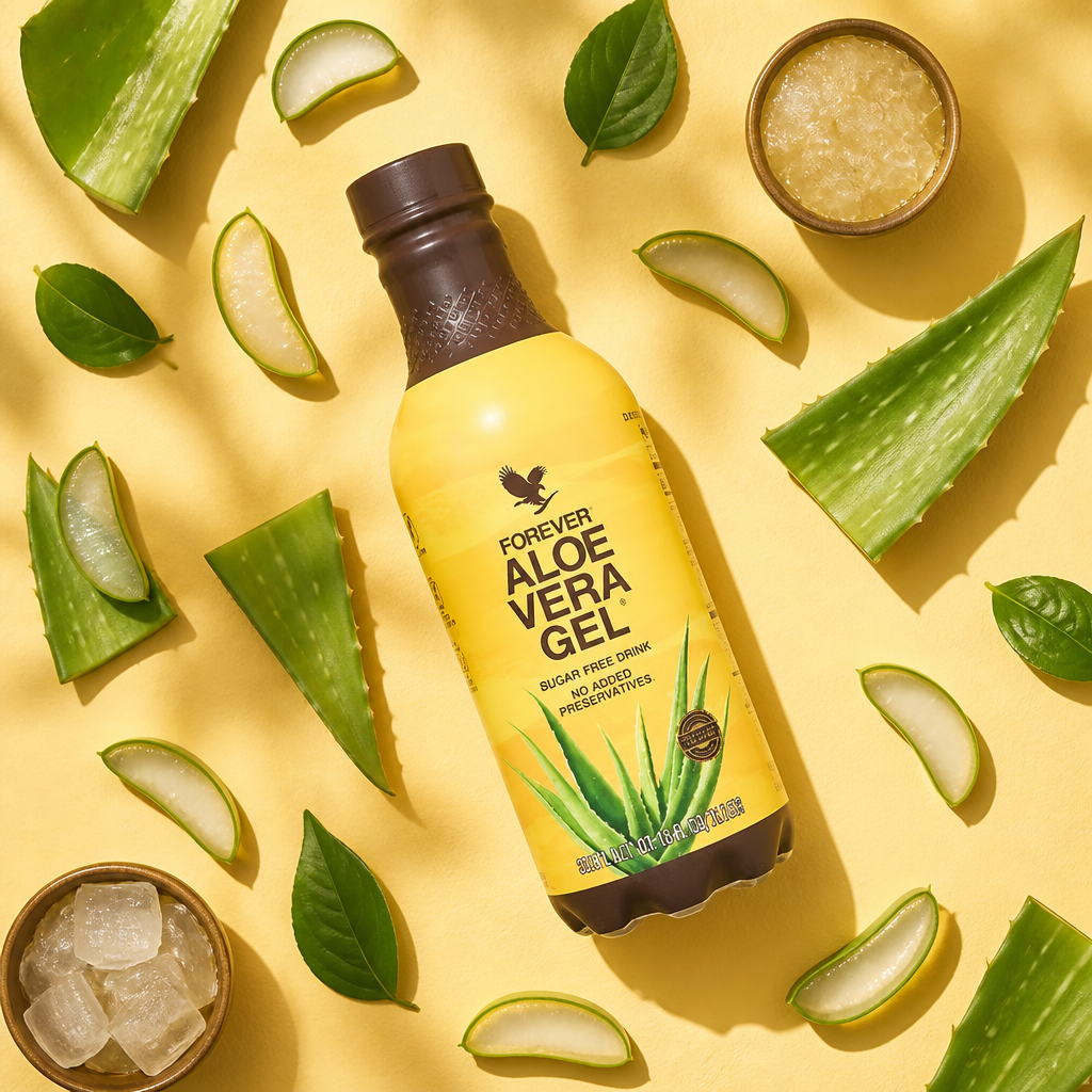 Forever Living - Aloe Vera Gel, Pure Inner Leaf Juice, 100% Sugar-Free Drink No Added Preservatives