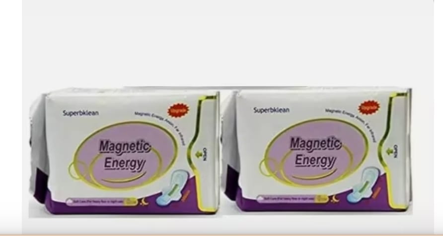 Longrich SuperbKlean Magnetic Sanitary Napkins/Pads/ Energy Panty Liners With Negative Ion/ Fights Infections/ Menstrual Cramps/Pains