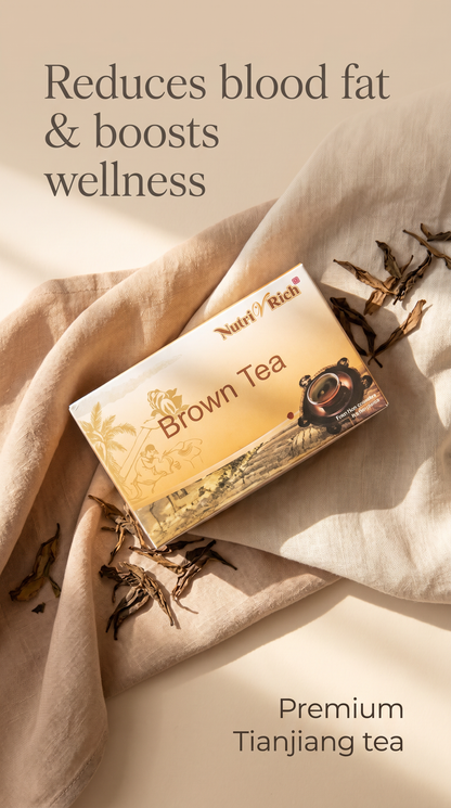 Longrich Brown Tea/ Longrich NutriVRich Tianjiang Tea / Blood Fat Reducing tea