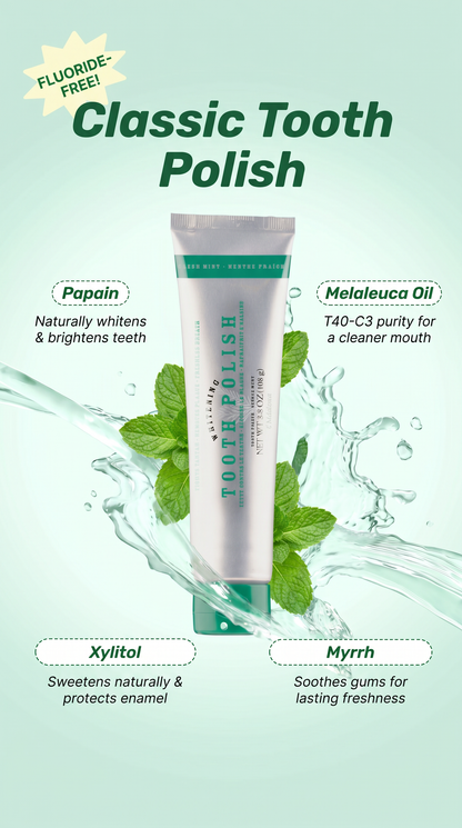 Classic Tooth Polish: Fresh Mint Fluoride-Free
