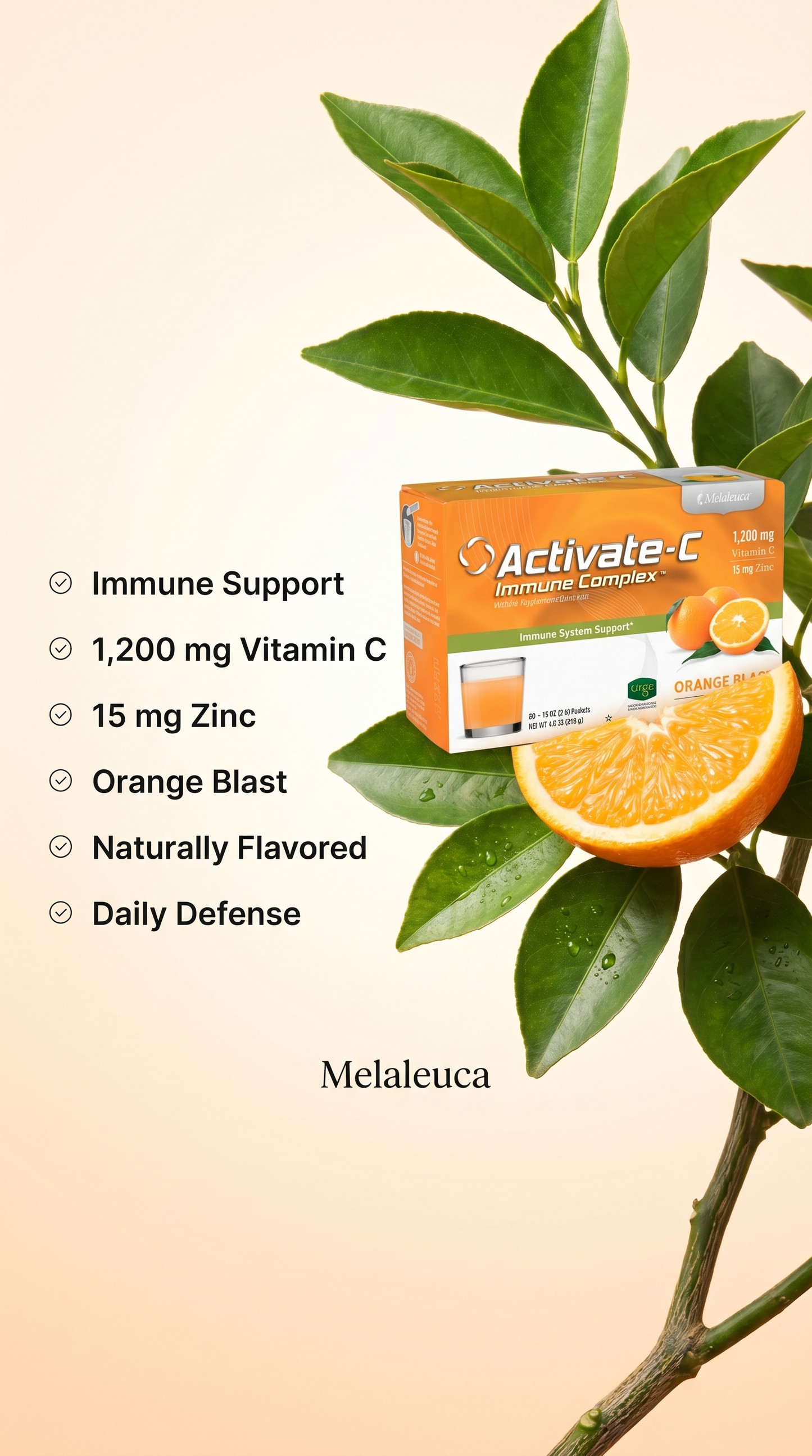 Activate-C Immune Complex™ Drink: Orange