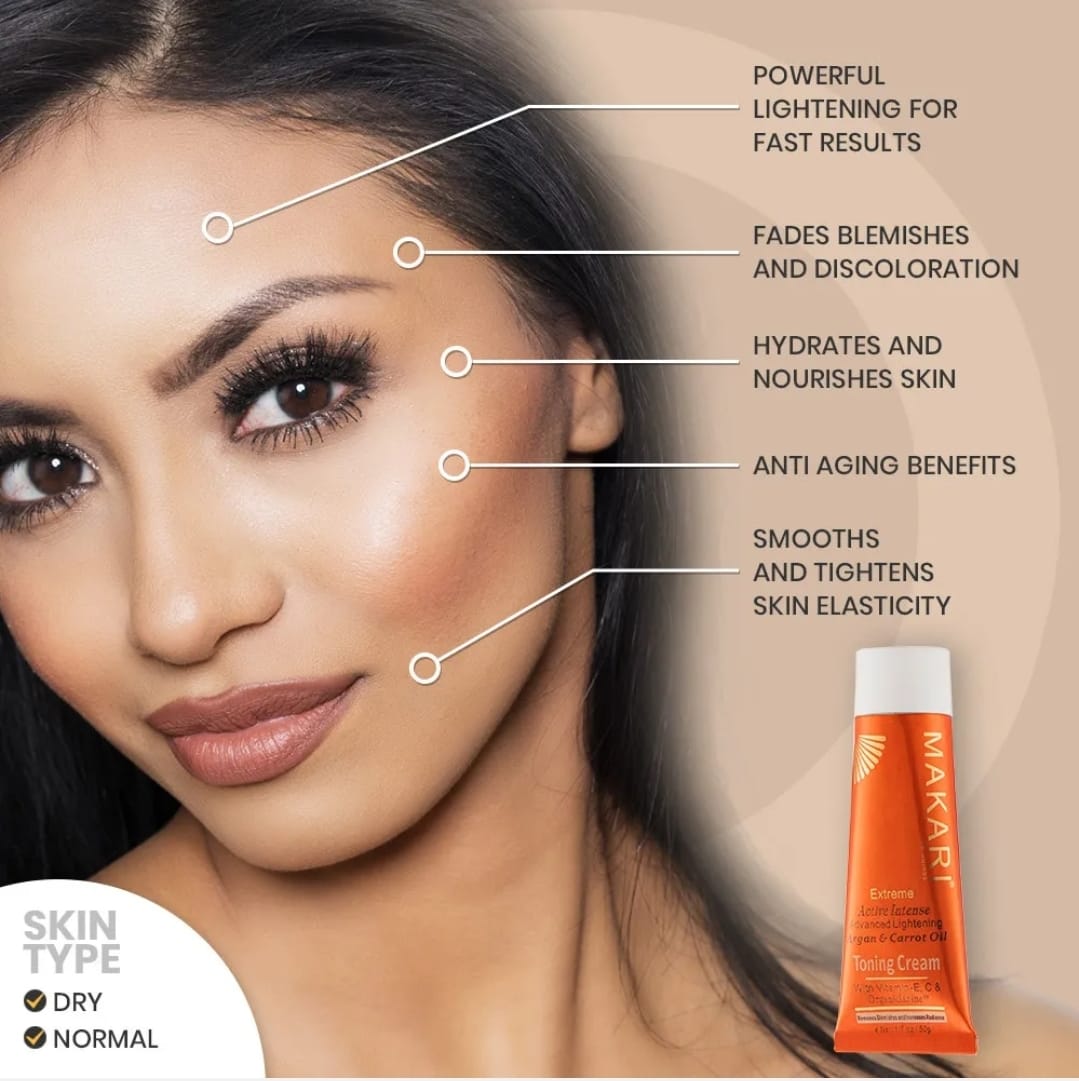 Makari Extreme Argan & Carrot Oil Tone Boosting Cream