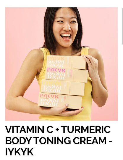 VITAMIN C + TURMERIC BODY TONING CREAM - IYKYK