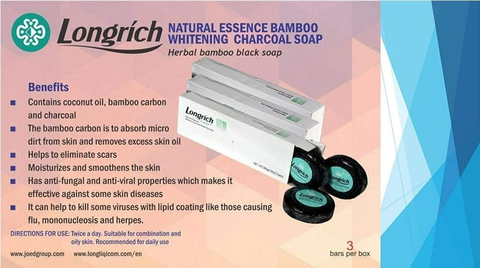 Longrich Natural Essence Bamboo Charcoal Soap