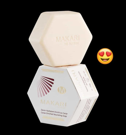 Makari Classic Caviar Enriched Treatment Soap 7.0 oz – Moisturizing & Brightening Bar Soap for Face & Body – Anti-Aging Cleanser Combats Dryness, Dullness, Wrinkles & Blemishes