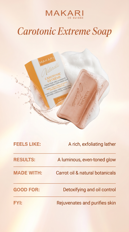 Makari Naturalle Carotonic Extreme Skin Lightening Soap 7oz. – Exfoliating Soap