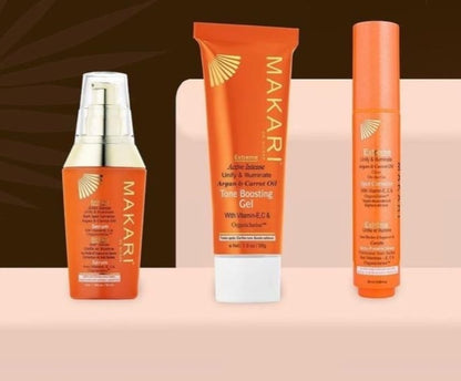 Coffret cadeau Makari Extreme Carotte &amp; Huile d'Argan Tonifiant pour la Peau 