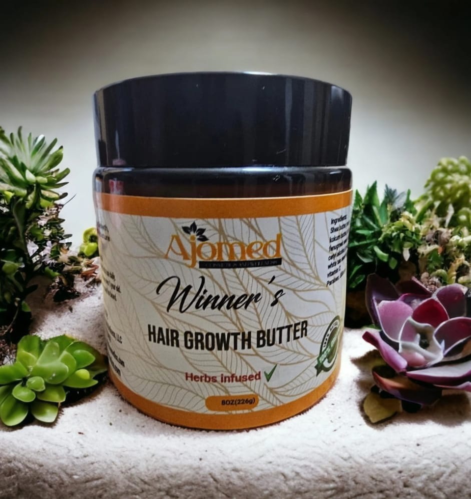 Rosemary & Fenugreek Hair Growth Butter Herbal Infused, Handmade hair butter