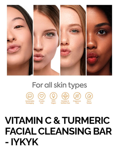 VITAMIN C & TURMERIC FACIAL CLEANSING BAR - IYKYK