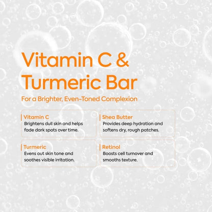 VITAMIN C & TURMERIC FACIAL CLEANSING BAR - IYKYK