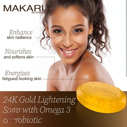 Makari 24k Rose Gold Lightening Soap- 5oz