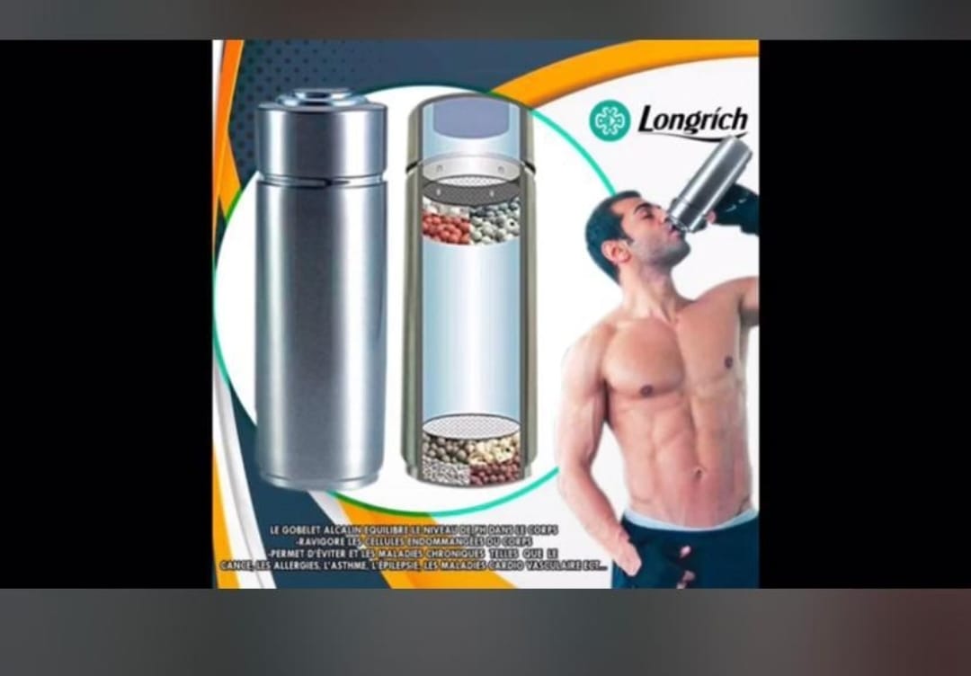 Longrich Alkaline Cup Pi Water Alkalizer Energy Anti Oxidant Cup/Alkaline Bottle