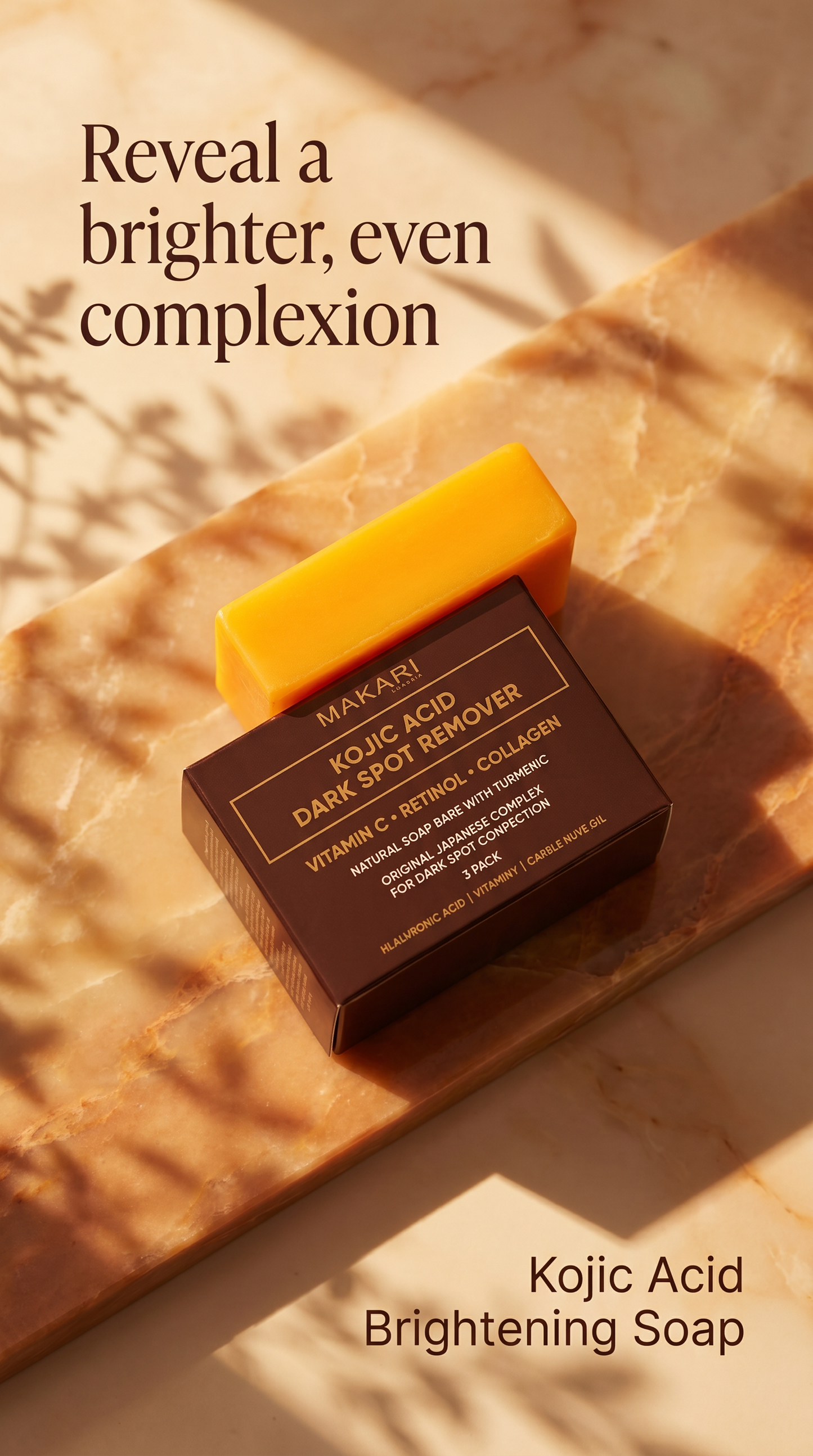 Makari Kojic Acid  Dark Spot Remover For Dark Spots Correction gives you a balanced, more even Tone & Healthy glow.