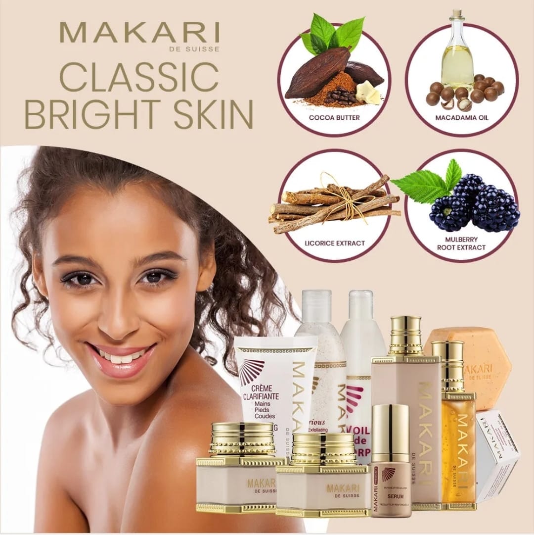 Makari Caviar 3-pcs Set Natural Caviar Skincare for Anti-Aging and Brightening