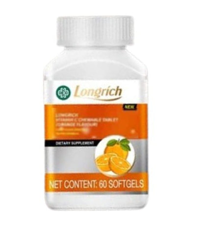 Longrich Vitamin C Chewable Tablets (ORANGE FLAVOUR) HEALTH CARE EFFECTS