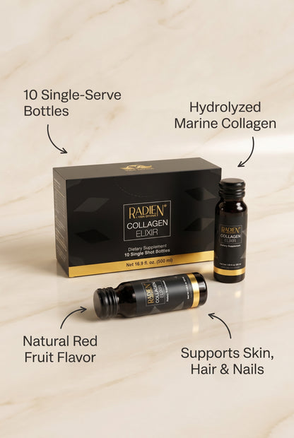 Vida Divina Regenerative Skin Science Marine Collagen – 10 Bottle Pack (Red Fruit Flavor)